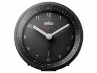 BC07 - alarm clock - round - quartz - desktop - black