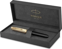 Parker 2123511, Parker 51 F&uuml;ller | Luxuri&ouml;ser Schwarzer Schaft mit Goldzierteilen 
