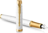 Parker 2143649, Parker IM F&uuml;ller | Perlfarbene Premium-Lackierung mit goldenen