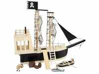 Small Foot - Wooden Dollhouse Pirate Boat