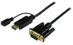 HDMI to VGA active converter cable HDMI to VGA adapter - video converter - 0.9m