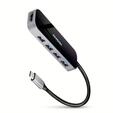 AXAGON HMC-6H4A, AXAGON SuperSpeed USB-C Hub USB-Hubs - USB 3.2 - 6 - Schwarz