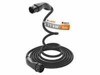 Type 2 HELIX Convenience Charging Cable, up to 11 kW, 5 m, black