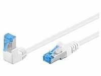 CAT 6A - 90°angled White - 2m