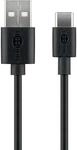 Pro USB-A USB-C - 3m - USB 2.0 - Schwarz