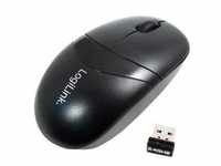 Mouse optical wireless 2.4 GHz with 3 Button black - Maus (Schwarz)