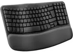 Wave Keys for Business - Graphite - ND - Ergonomische Tastatur - Nordic ISO - Schwarz