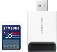 Samsung MB-SY128SB/WW, Samsung PRO Ultimate SD + Reader - 200MB/s - 128GB