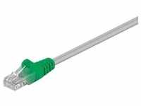 CAT 5e Crossover-patch cable U/UTP grey-green 10 m