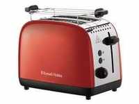 Russell Hobbs 26554-56, Russell Hobbs Toaster Colours Plus 2S Toaster Red - 26554-56