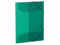 HERMA 19521, HERMA Elasticated folder A3 PP translucent dark green