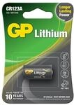 GP Lithium battery, CR123A, 1-pack