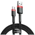 Cafule 2 m USB-A to USB-C Nylon Cable