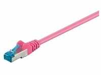 CAT 6A patch cable S/FTP (PiMF) magenta