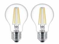 LED-Lampe Classic Standard 7W/827 (60W) Clear 2-pack E27