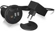 ICY BOX IB-HUB1407 - hub - 3 ports USB-Hubs - 3 - Schwarz