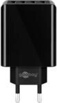 Pro 4-way USB charger (30W) black