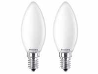 LED-Lampe Classic Candle 4.3W/827 (40W) Frosted 2-pack E14