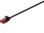 Pro LAN CAT 6 slim U/UTP - Schwarz - 7.5m