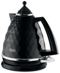 DeLonghi KBJ 2001 BK, DeLonghi Wasserkocher Icona Vintage - KBOV 2001 - Schwarz -