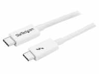Thunderbolt 3 (20Gbps) USB C Cable - White - 2m