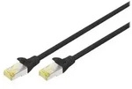patch cable - 1 m - black - Schwarz - 1m