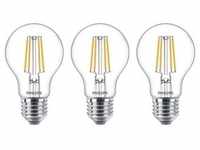 LED-Lampe Classic Standard 4,3W/827 (40W) Clear 3-pack E27