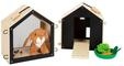 Small Foot - Wooden Rabbit Hutch with Rabbit Plush 15 pcs.