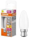 Osram LED-Lampe LED Comfort candle frosted 470lm 3.4W/927 (40W) B22d dimmable...