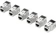 TC-K06C6A Shielded Cat6A Keystone Jack (6-Pack)