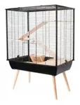 K&auml;fig Neo Cozy Large Rodents H80, Farbe schwarz