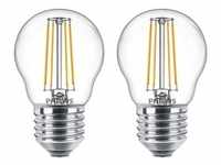 LED-Lampe Classic Mini-ball 4.3W/827 (40W) Clear 2-pack E27