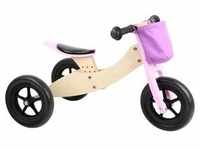 - Wooden Tricycle and Balance Bike 2in1