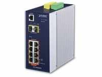 Industrial 8-port 10/100/1000T 802.3at PoE + 2-port 1G/2.5G SFP Managed Switch