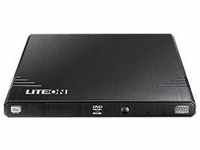 Lite-On eBAU108-01, Lite-On EBAU108 External - Schwarz - DVD-RW (Brenner) - USB 2.0 -