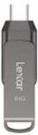Lexar LJDD400064G-BNQNG, Lexar JumpDrive Dual Drive D400 - 64GB - USB-Stick