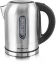 Emerio Wasserkocher WK-108054 - Rostfreier Stahl/Schwarz - 2200 W