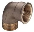 Bend 90&deg; sleeve/nipple 1/2" gunmetal
