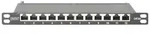 12-Port CAT 6A Slim Patch Panel