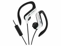 in-ear sports headphones with remote control and microphone