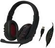 LogiLink HS0033, LogiLink Stereo headset 1x USB-A plug boom microphone gaming