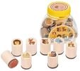 Goki Wooden Stamp Set Forest Animals 9pcs.