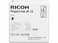 Ricoh 817104, Ricoh JP12 - black - original - Nachfülltinte Schwarz