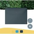 Leitz Cosy Privacy Dokumentenh&uuml;lle mit zwei Taschen Samtgrau