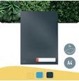 Leitz Cosy Privacy Sichth&uuml;lle mit Beschriftungsschildchen Samtgrau