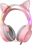 ONIKUMA X15PROP with cat ear, ONIKUMA Gaming headphones X15Pro Pink Cat's Ears