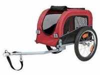 Bicycle trailer S: 53 × 60 × 60/117 cm black/red