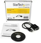 1 ft USB zu RS232 Serial DB9 Adapter Kabel mit COM Retention