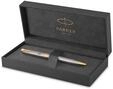 Parker Sonnet Kugelschreiber | Edelstahl mit Goldzierteilen | Mittlere Spitze 