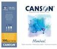 Canson Montval CP 24x32 cm 300G Block 12 SH
